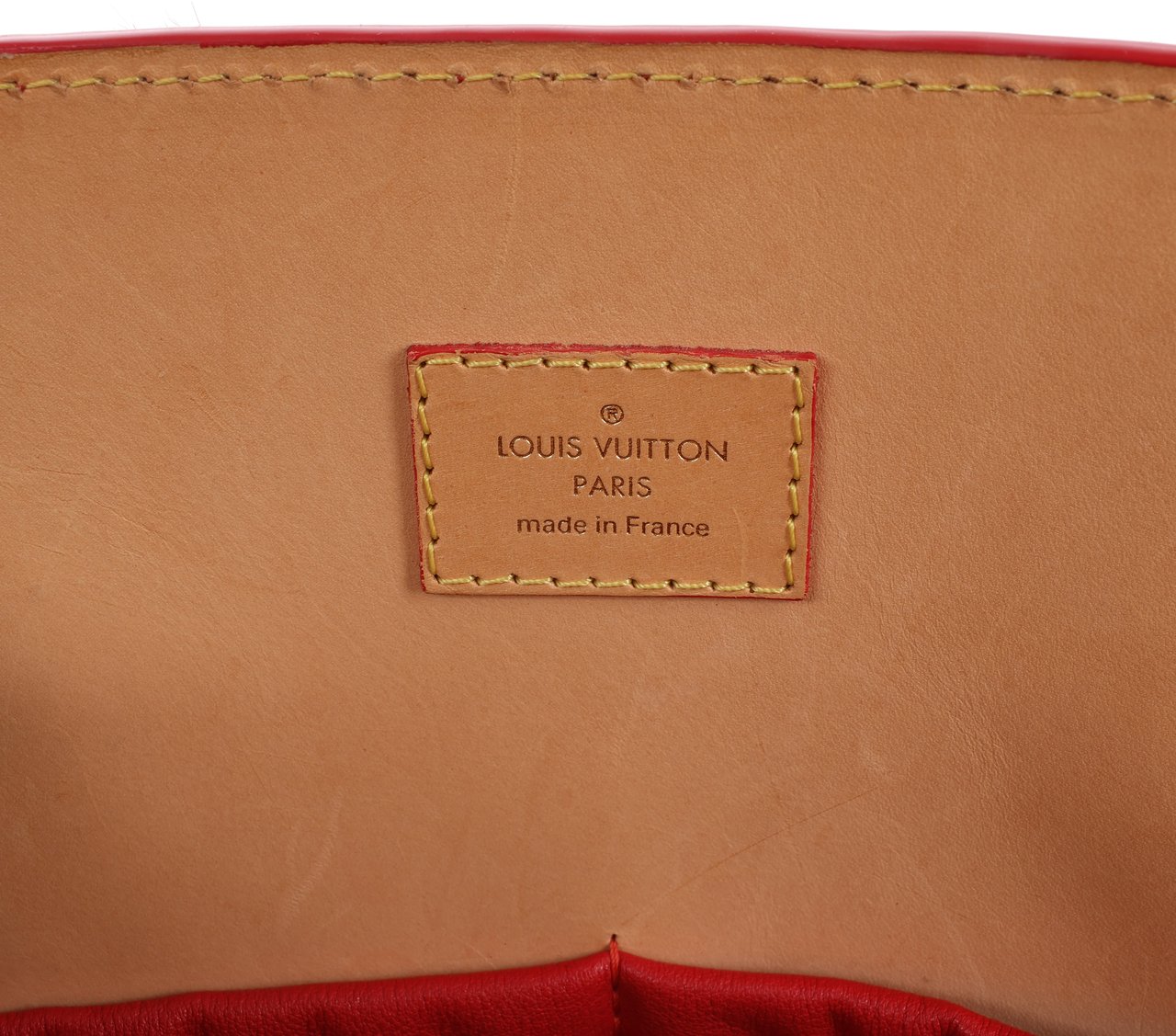 Louis Vuitton Louis Vuitton x Christian Louboutin Monogram Iconoclast Handbag in Brown x Red M41234 Divers