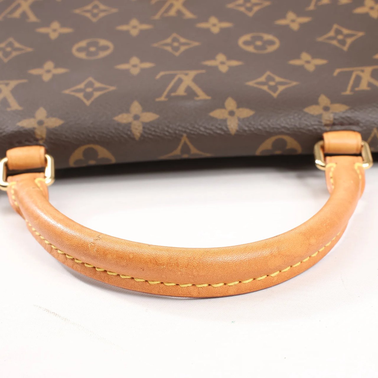 Louis Vuitton Louis Vuitton Monogram Marignan 2Way Female Handbag in Brown x Red M44286 Divers