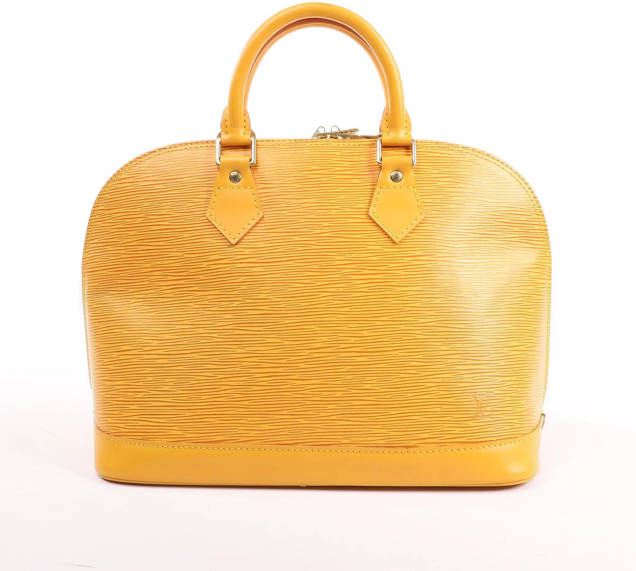 Louis Vuitton Louis Vuitton Alma PM Epi Leather Handbag in Yellow M40619 Geel