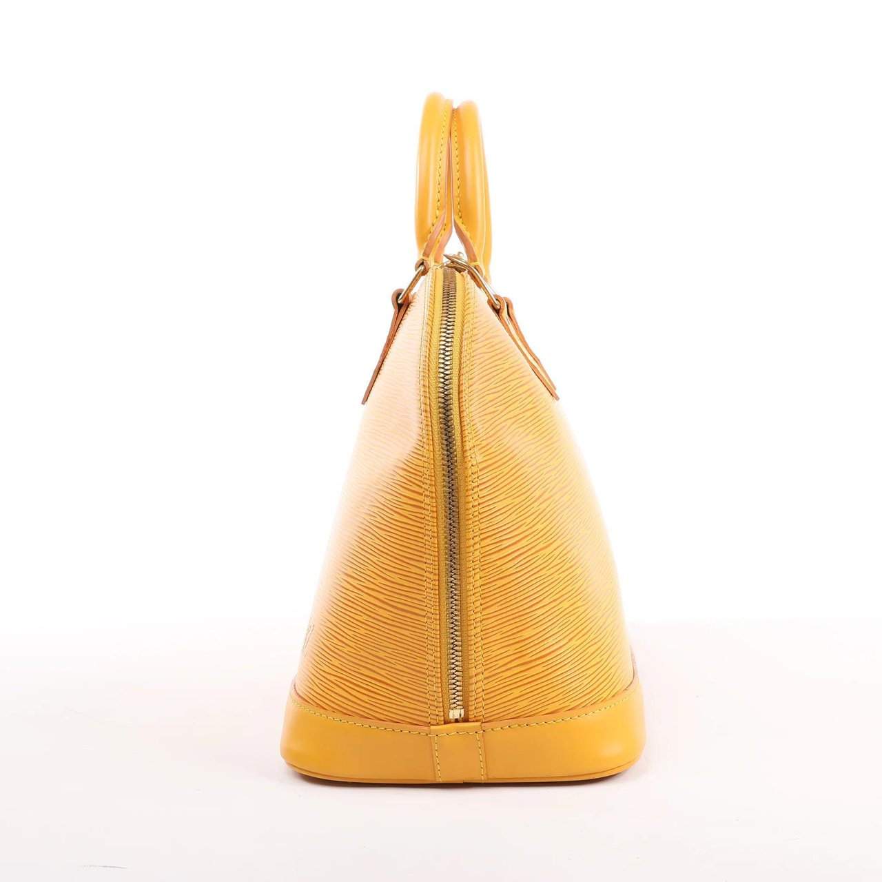 Louis Vuitton Louis Vuitton Alma PM Epi Leather Handbag in Yellow M40619 Geel