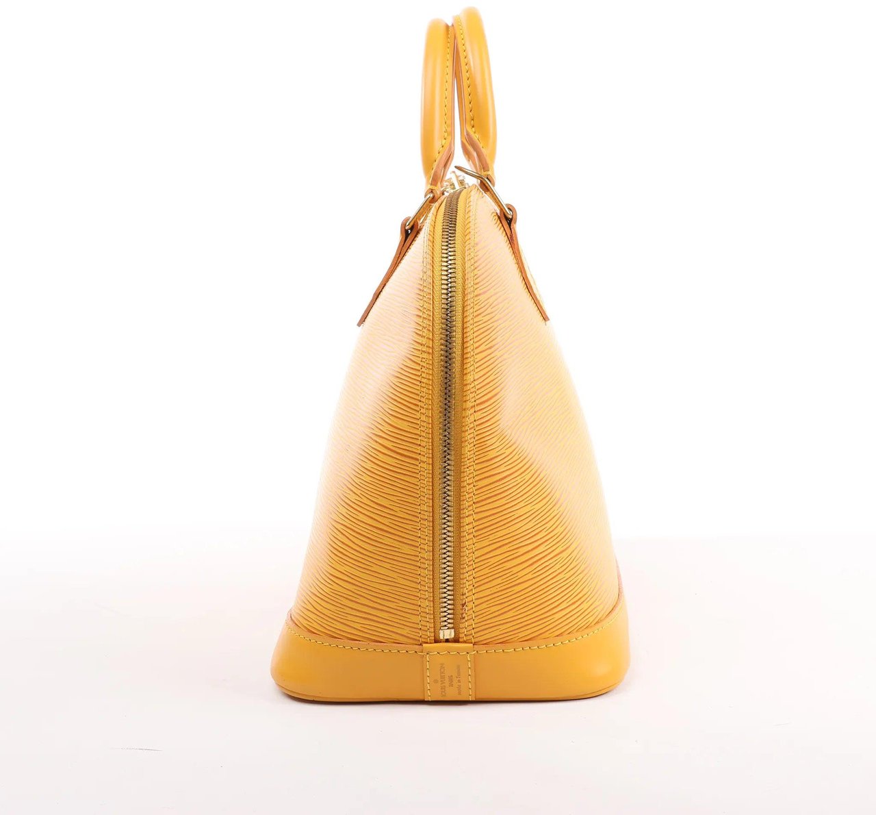 Louis Vuitton Louis Vuitton Alma PM Epi Leather Handbag in Yellow M40619 Geel