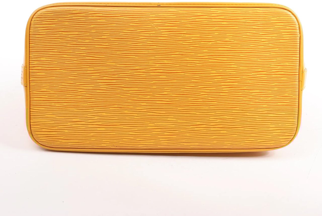 Louis Vuitton Louis Vuitton Alma PM Epi Leather Handbag in Yellow M40619 Geel