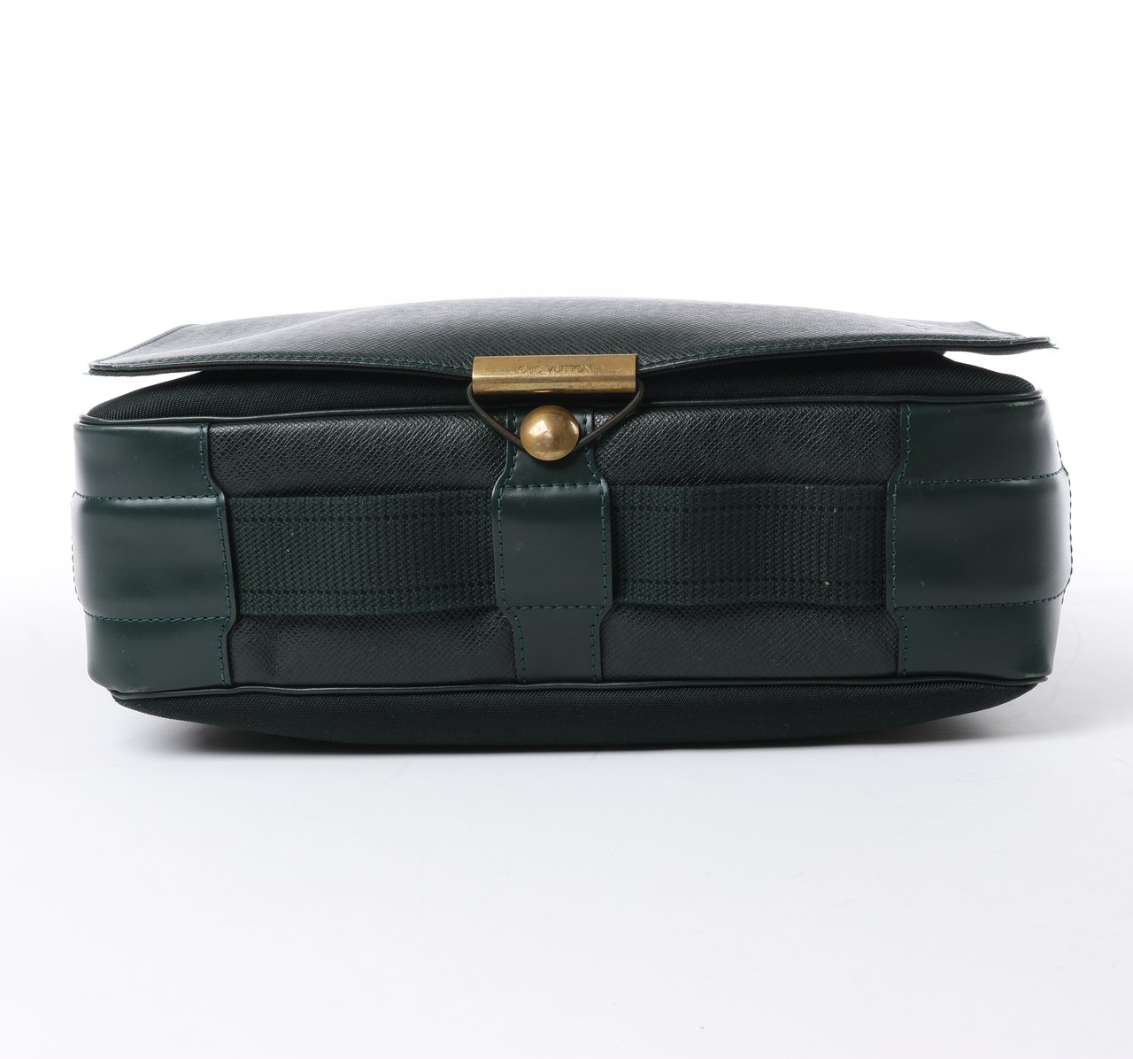 Louis Vuitton Louis Vuitton Viktor Taiga Leather Shoulder Bag in Green M30144 Divers