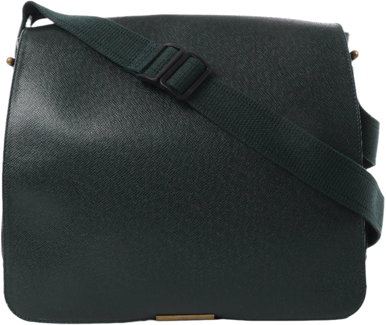 Louis Vuitton Louis Vuitton Viktor Taiga Leather Shoulder Bag in Green M30144 Divers