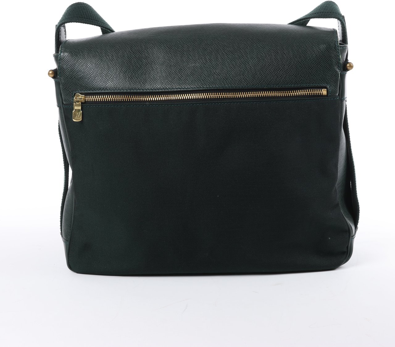 Louis Vuitton Louis Vuitton Viktor Taiga Leather Shoulder Bag in Green M30144 Divers