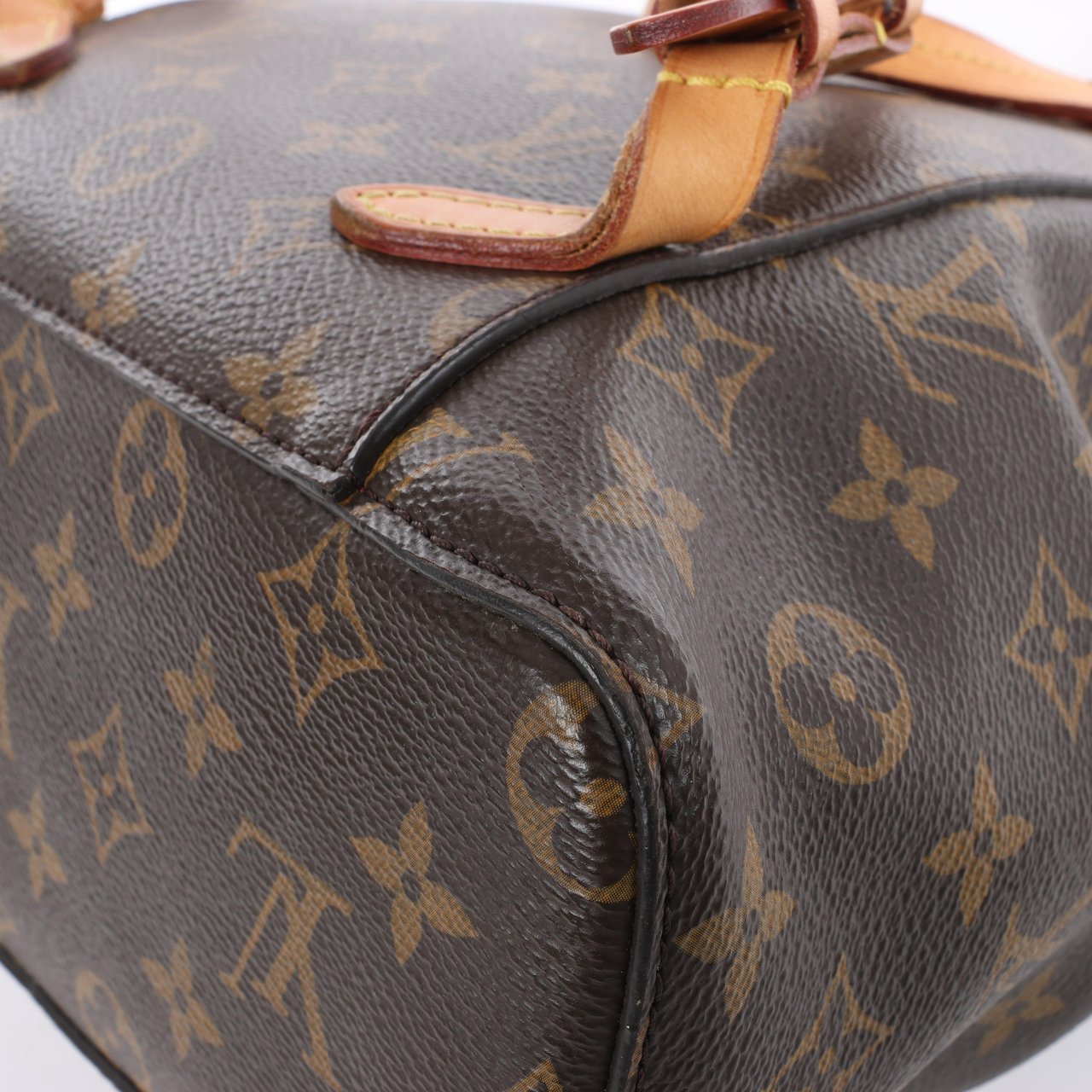 Louis Vuitton Louis Vuitton Monsley Monogram Canvas Backpack in Brown M43431 Bruin