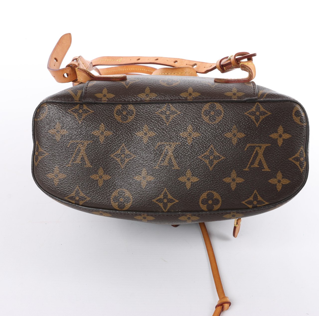 Louis Vuitton Louis Vuitton Monsley Monogram Canvas Backpack in Brown M43431 Bruin