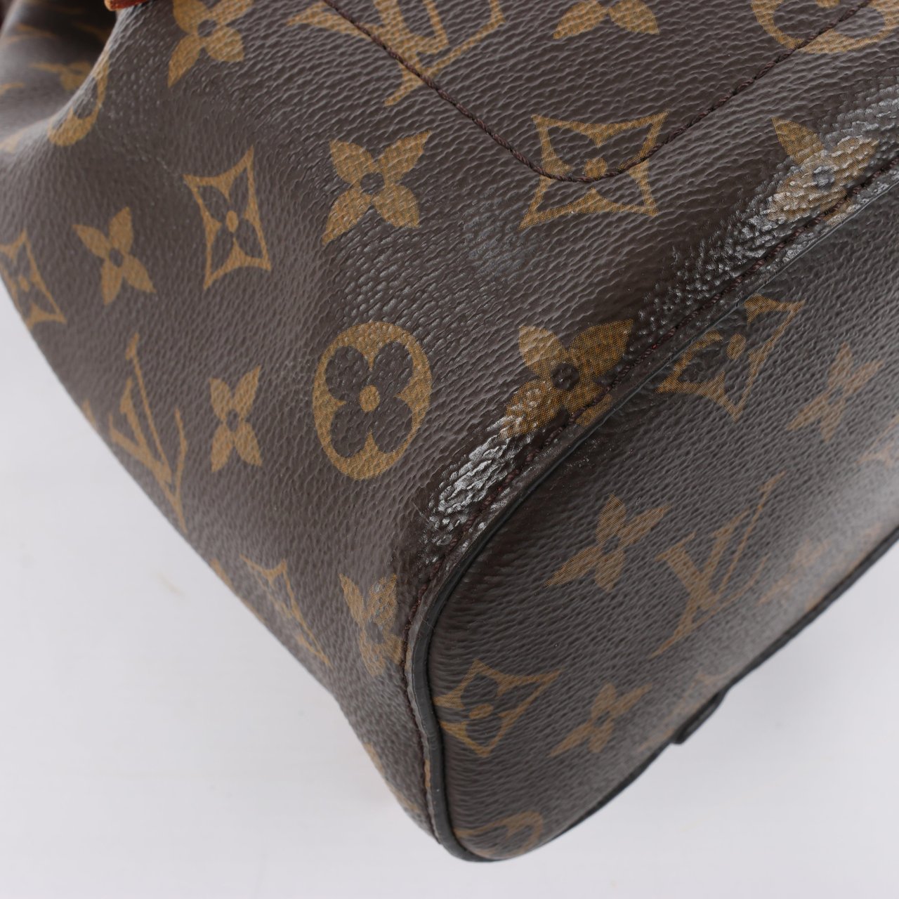 Louis Vuitton Louis Vuitton Monsley Monogram Canvas Backpack in Brown M43431 Bruin
