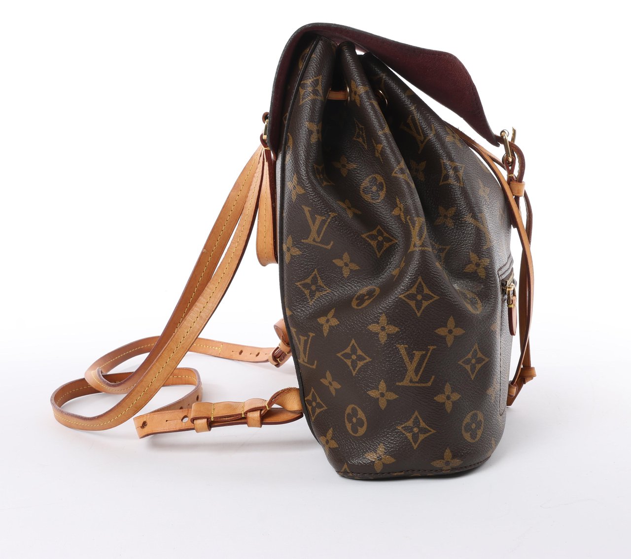 Louis Vuitton Louis Vuitton Monsley Monogram Canvas Backpack in Brown M43431 Bruin