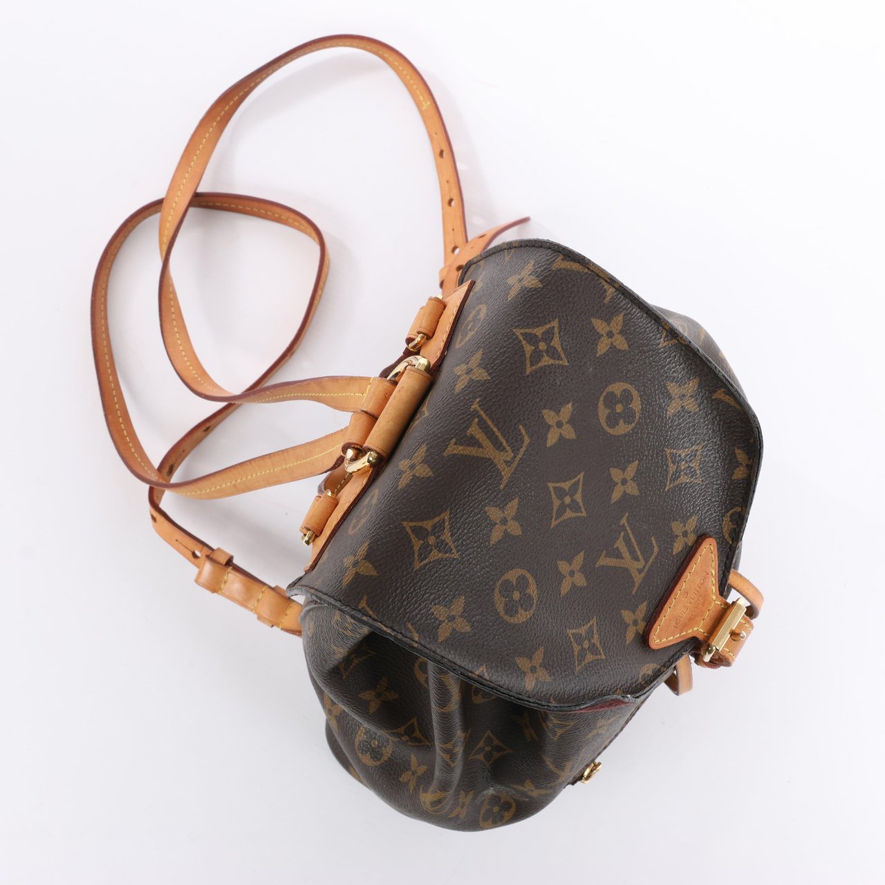 Louis Vuitton Louis Vuitton Monsley Monogram Canvas Backpack in Brown M43431 Bruin