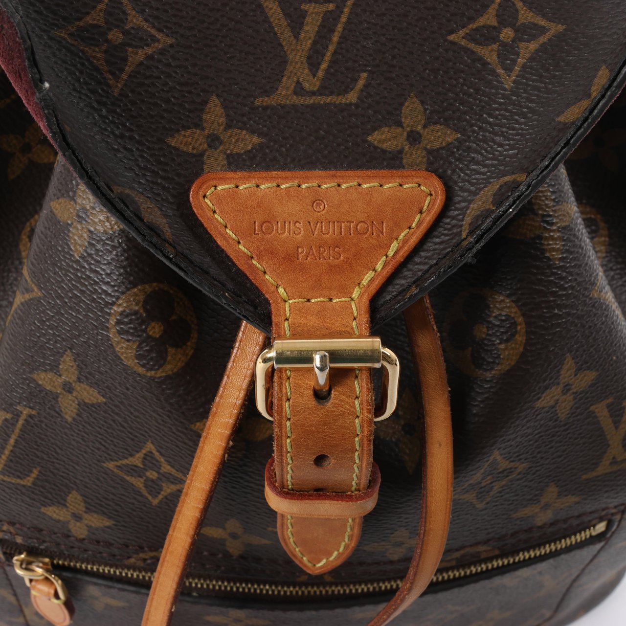 Louis Vuitton Louis Vuitton Monsley Monogram Canvas Backpack in Brown M43431 Bruin