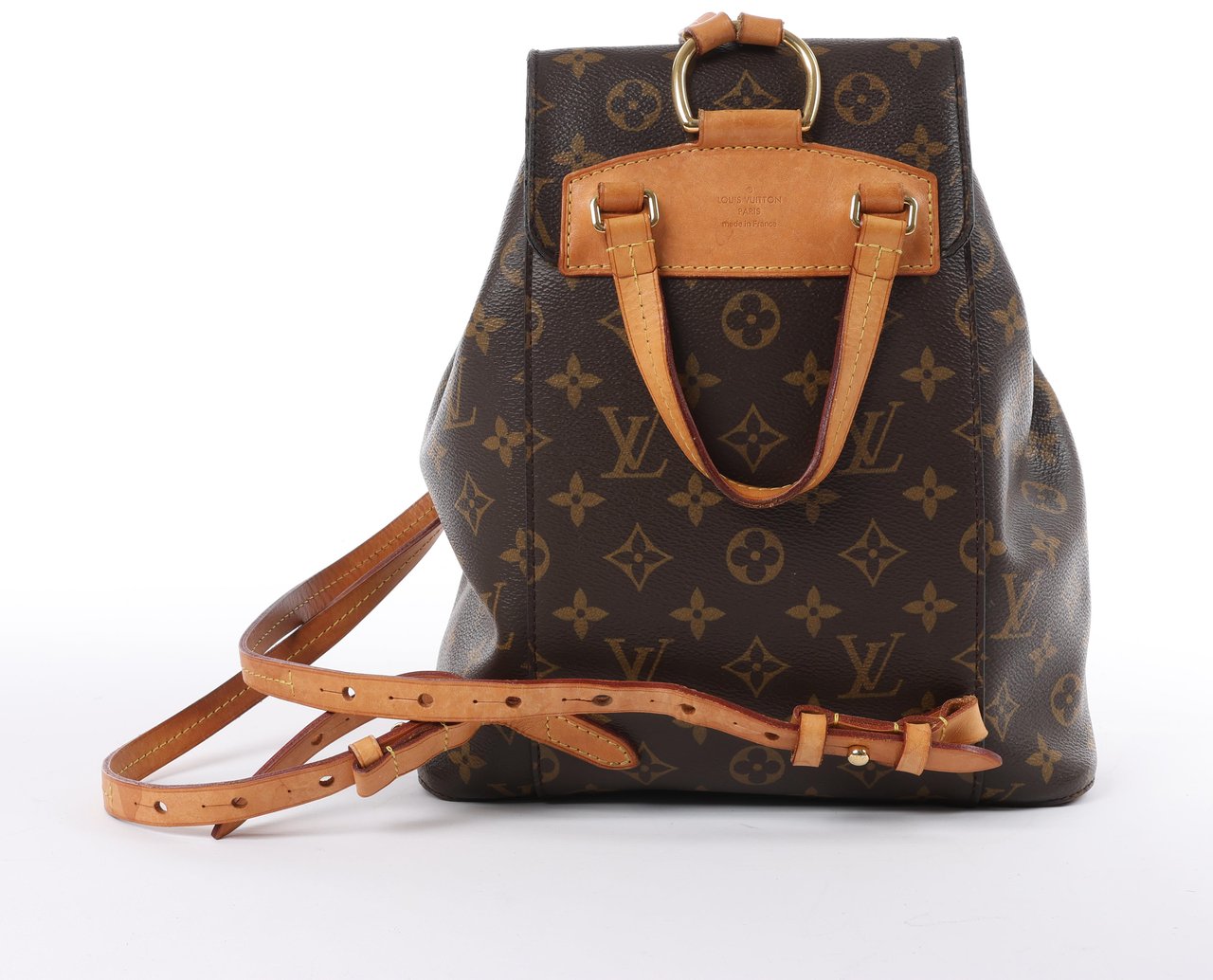 Louis Vuitton Louis Vuitton Monsley Monogram Canvas Backpack in Brown M43431 Bruin