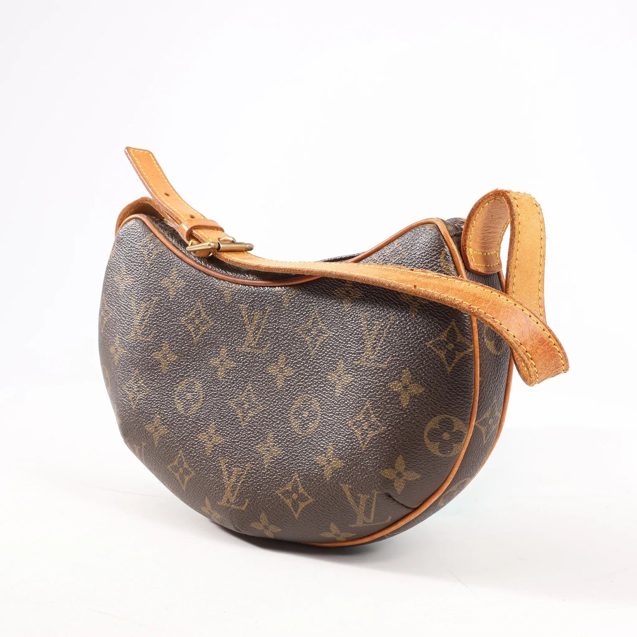 Louis Vuitton Louis Vuitton Monogram Pochette Croissant Shoulder Bag in Brown M51510 Bruin