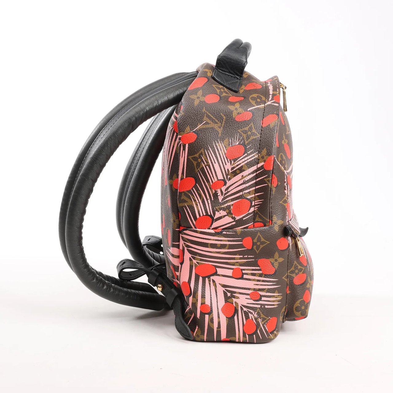 Louis Vuitton Louis Vuitton Palm Springs Monogram Jungle Dots PM Backpack in Brown x Pink Divers