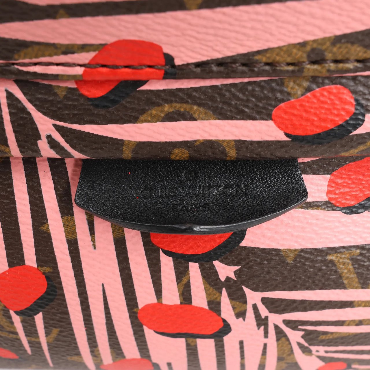 Louis Vuitton Louis Vuitton Palm Springs Monogram Jungle Dots PM Backpack in Brown x Pink Divers