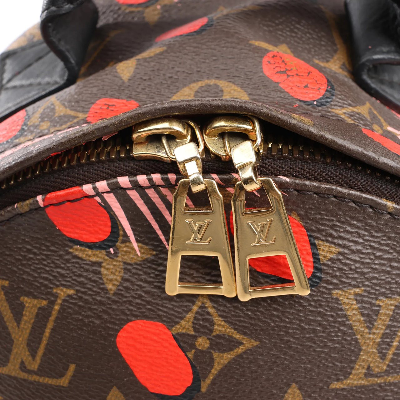 Louis Vuitton Louis Vuitton Palm Springs Monogram Jungle Dots PM Backpack in Brown x Pink Divers