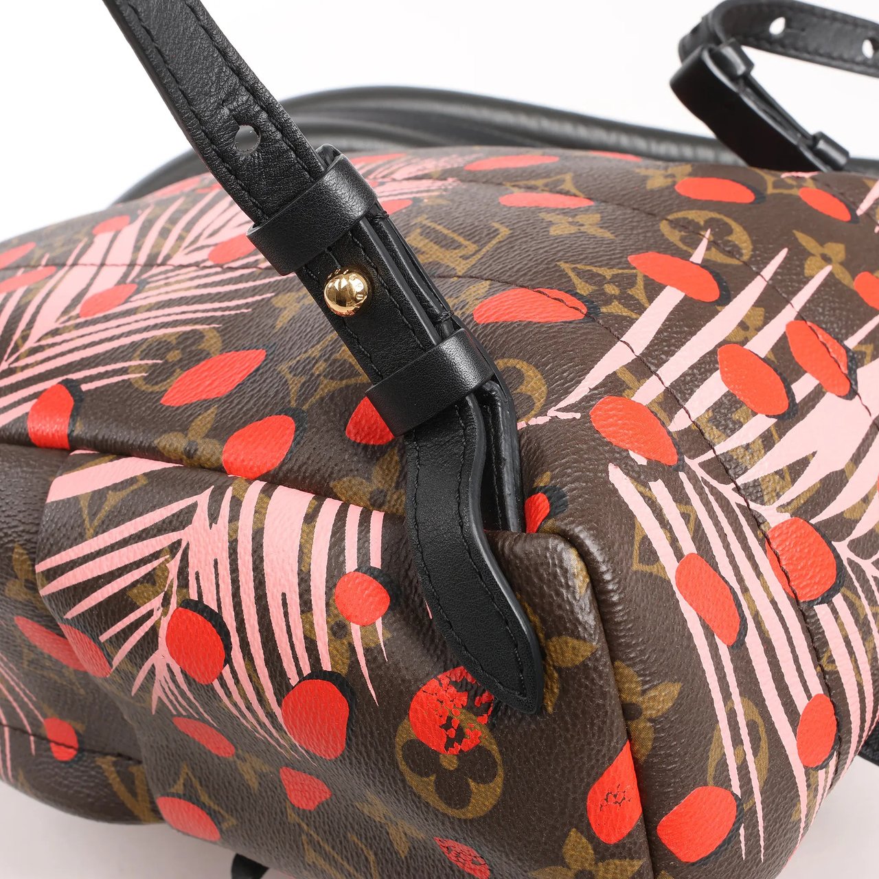 Louis Vuitton Louis Vuitton Palm Springs Monogram Jungle Dots PM Backpack in Brown x Pink Divers