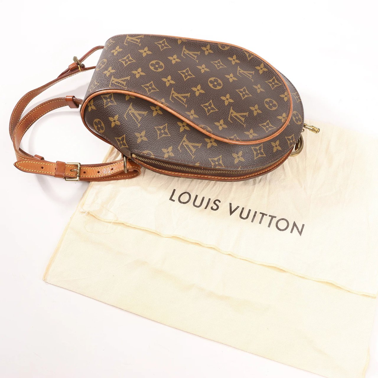 Louis Vuitton Louis Vuitton Monogram Canvas Ellipse Backpack in Brown M51125 Bruin