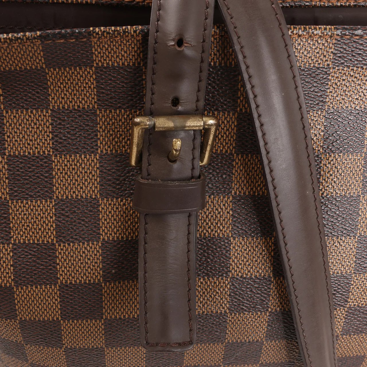 Louis Vuitton Louis Vuitton Chelsea Damier Ebene Shoulder Bag in Brown N51119 Bruin