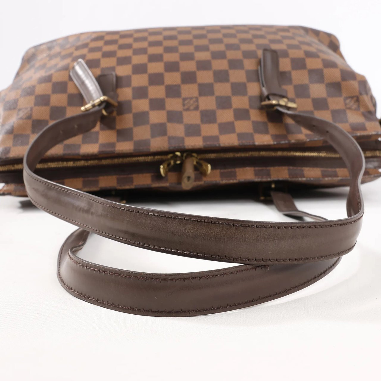 Louis Vuitton Louis Vuitton Chelsea Damier Ebene Shoulder Bag in Brown N51119 Bruin