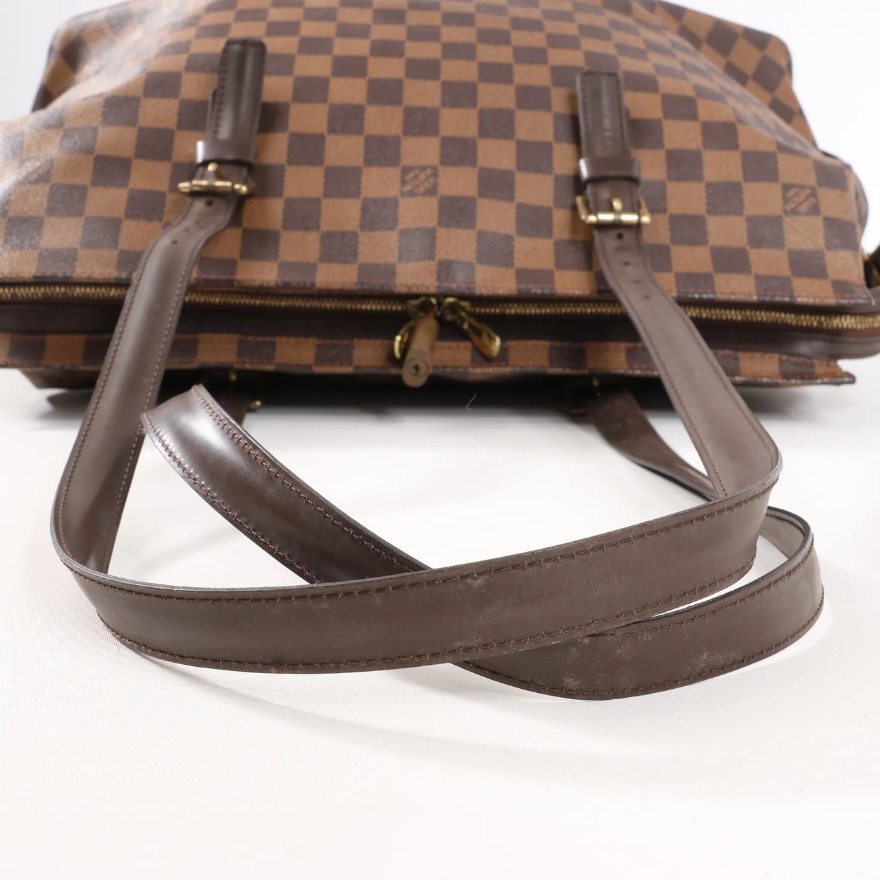 Louis Vuitton Louis Vuitton Chelsea Damier Ebene Shoulder Bag in Brown N51119 Bruin