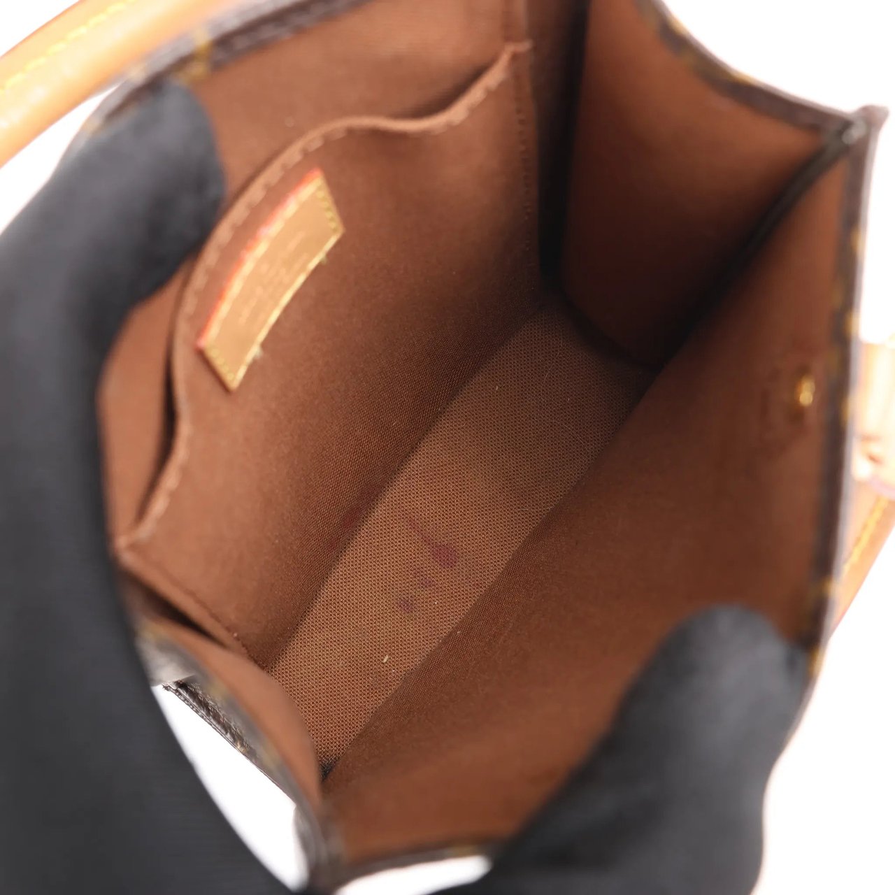 Louis Vuitton Louis Vuitton Sac Plat Petit Monogram Canvas 2Way Handbag in Brown M69442 Bruin