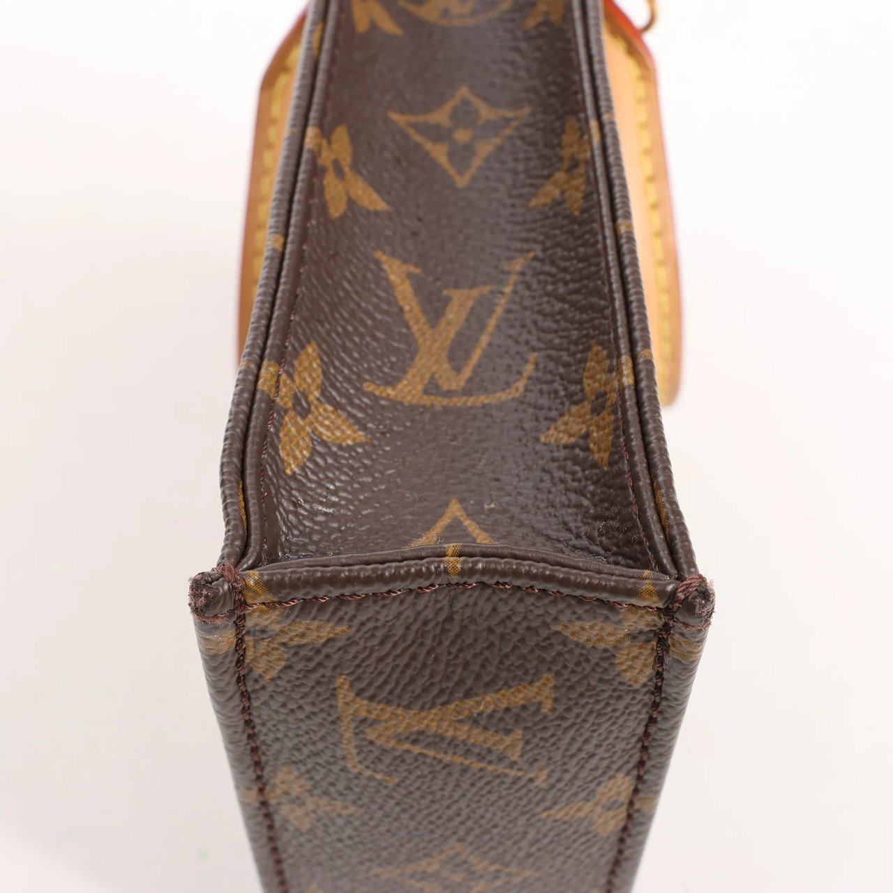 Louis Vuitton Louis Vuitton Sac Plat Petit Monogram Canvas 2Way Handbag in Brown M69442 Bruin