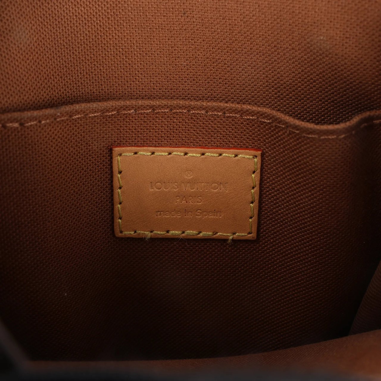 Louis Vuitton Louis Vuitton Sac Plat Petit Monogram Canvas 2Way Handbag in Brown M69442 Bruin