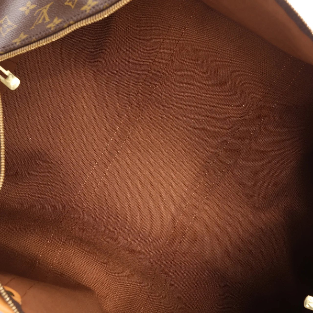 Louis Vuitton Louis Vuitton Keepall Bandoulière 60 Monogram Canvas Travel Bag in Brown Bruin