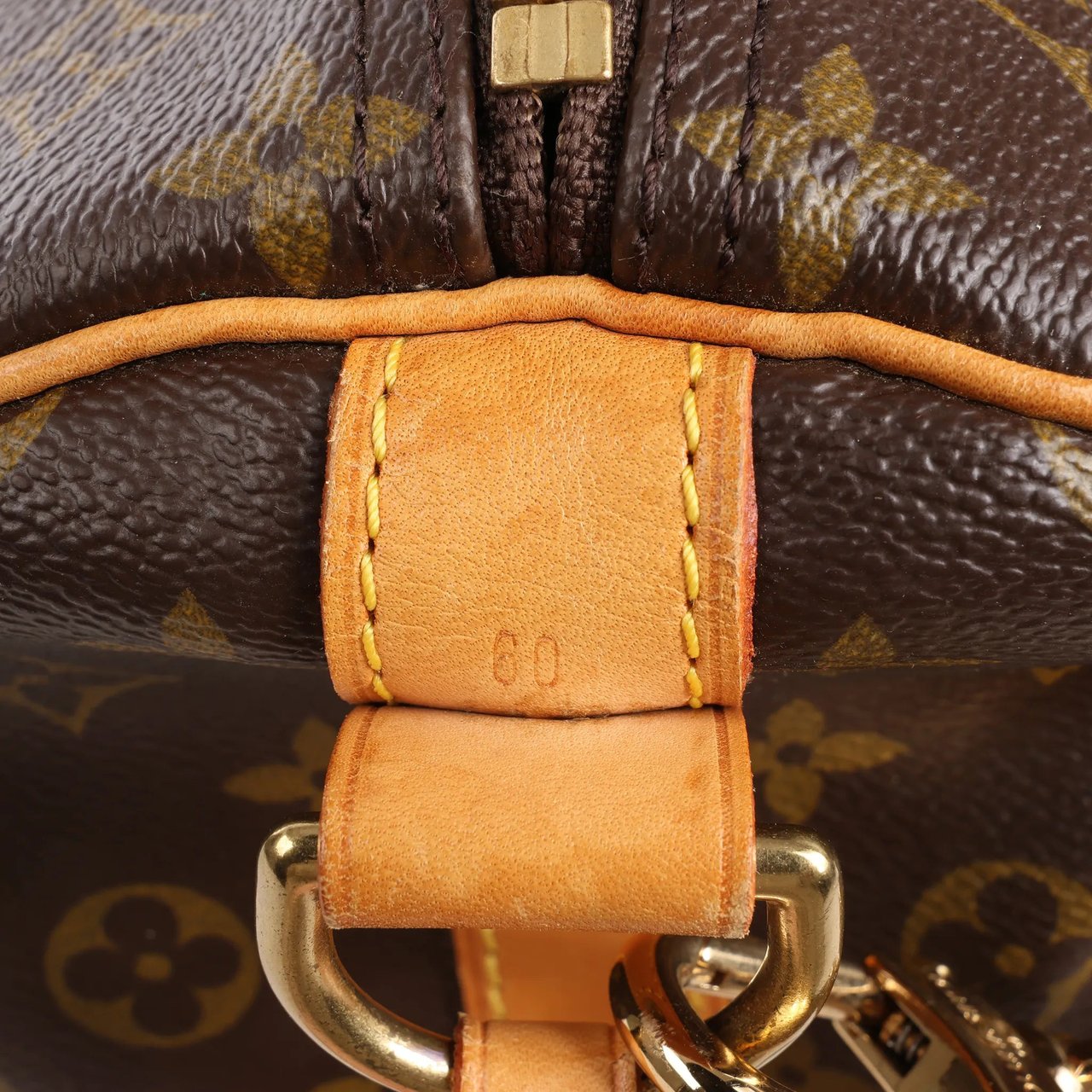 Louis Vuitton Louis Vuitton Keepall Bandoulière 60 Monogram Canvas Travel Bag in Brown Bruin
