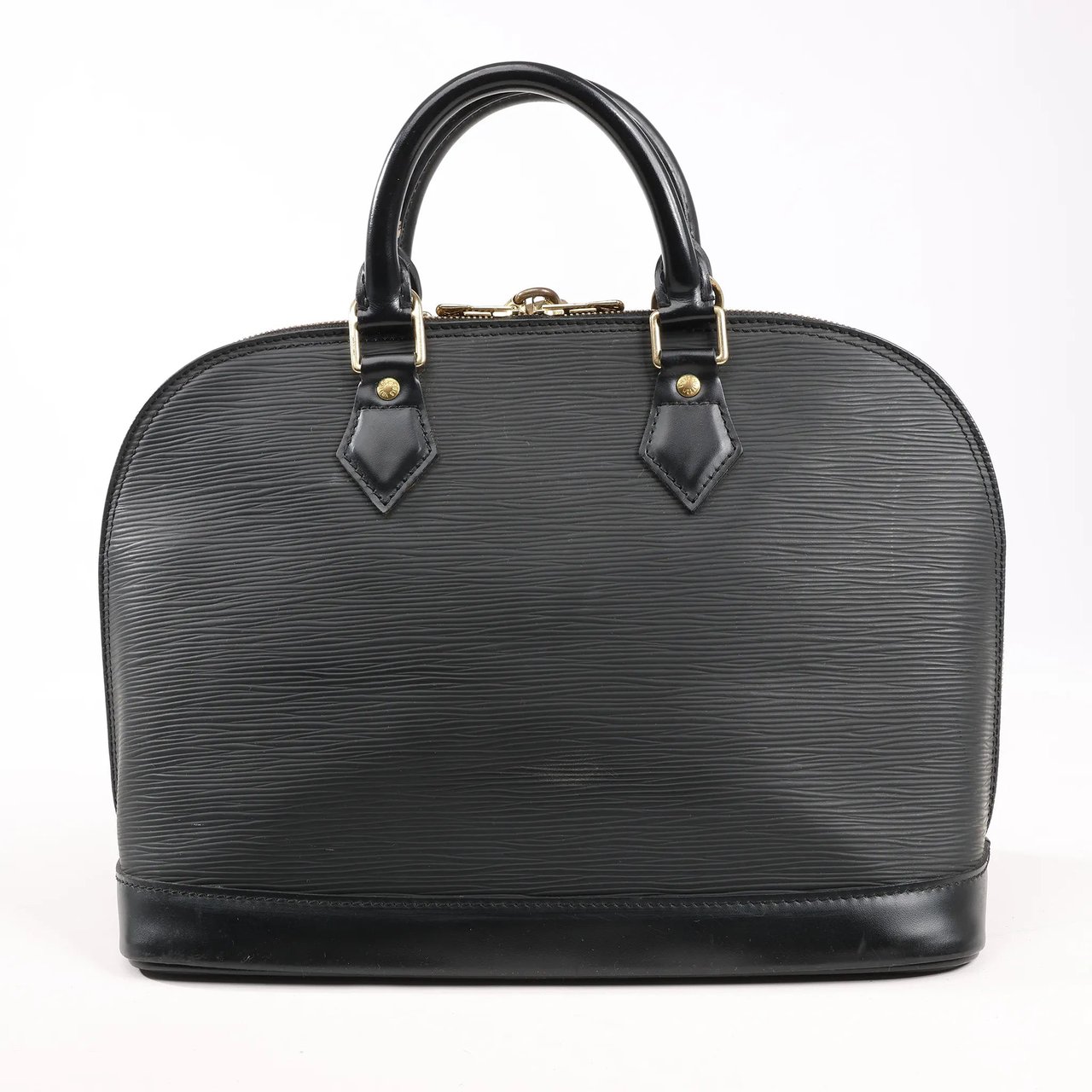 Louis Vuitton Louis Vuitton Epi Leather Alma PM Handbag in Black M52142 Zwart