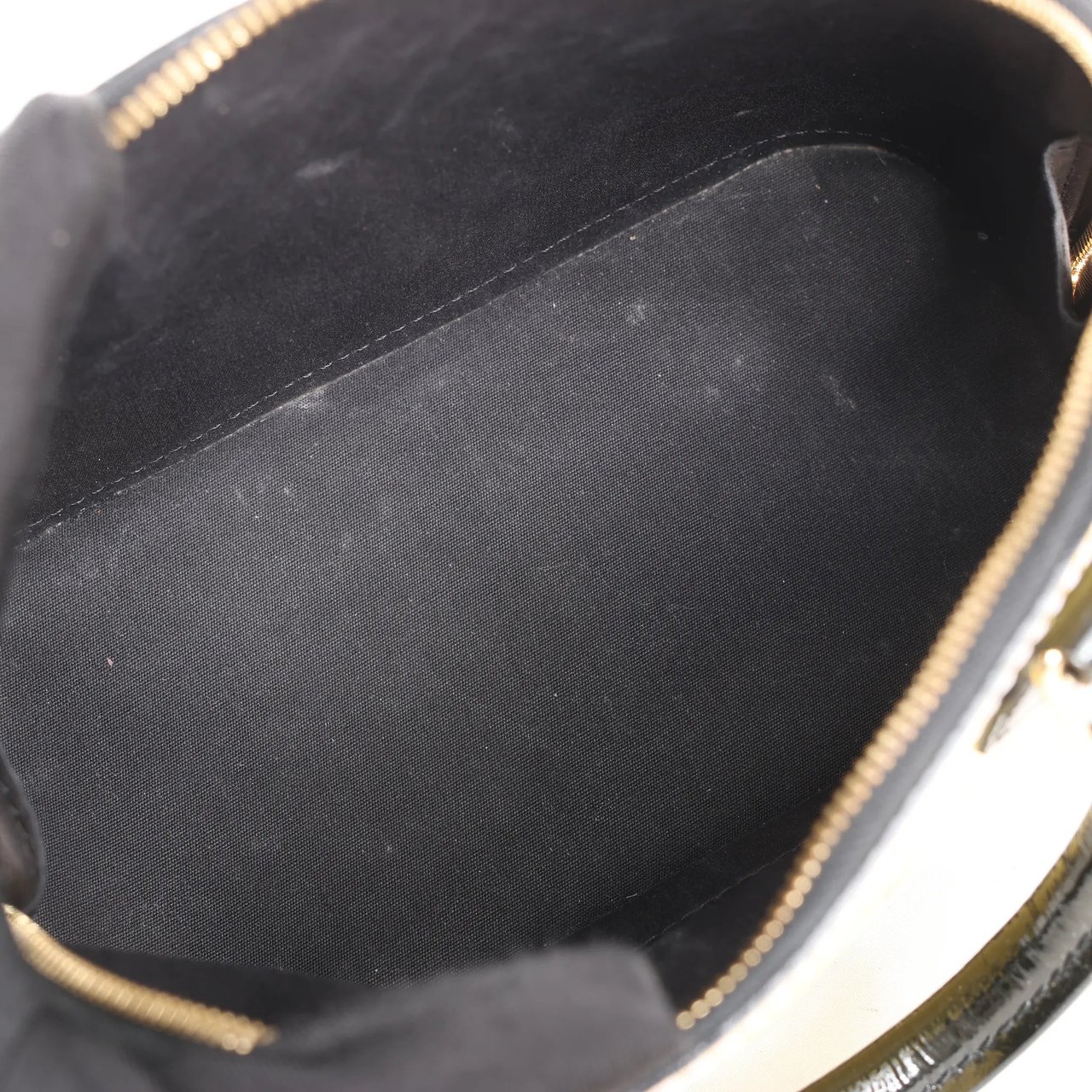 Louis Vuitton Louis Vuitton Alma BB Vernis Nicolas Squiere Handbag in Yellow x Black M50419 Roze