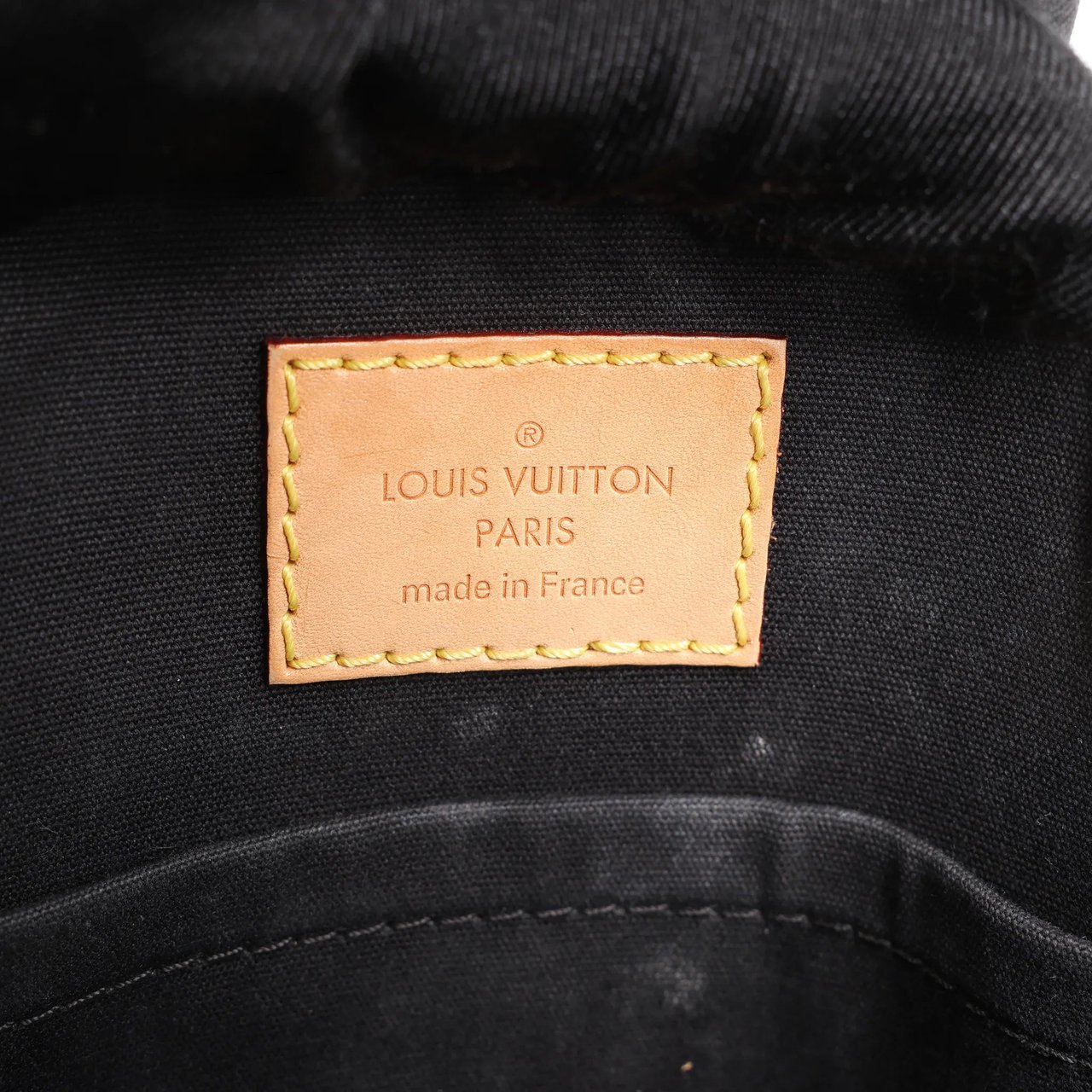 Louis Vuitton Louis Vuitton Alma BB Vernis Nicolas Squiere Handbag in Yellow x Black M50419 Roze