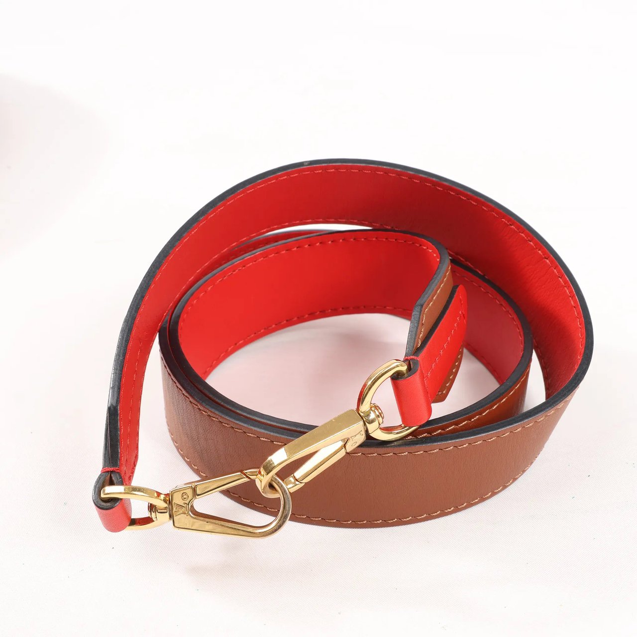 Louis Vuitton Louis Vuitton Monogram Tuileries Besace 2Way Handbag in Brown x Red M43157 Divers