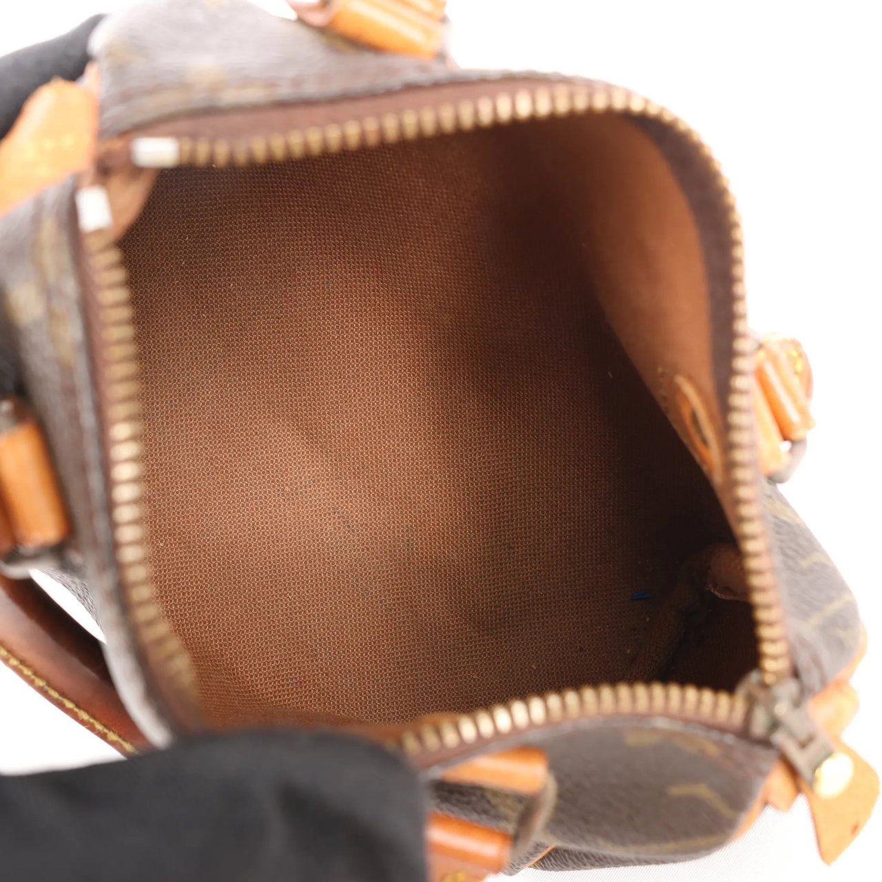 Louis Vuitton Louis Vuitton Speedy Nano Monogram Handbag in Brown M41534 Bruin