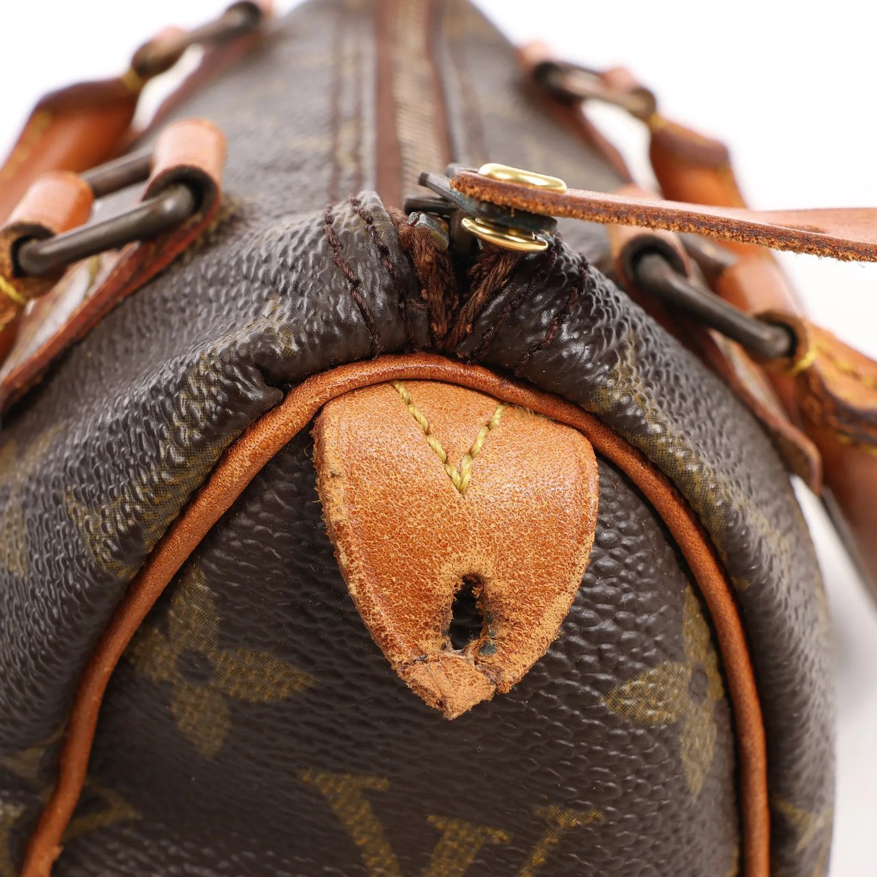 Louis Vuitton Louis Vuitton Speedy Nano Monogram Handbag in Brown M41534 Bruin