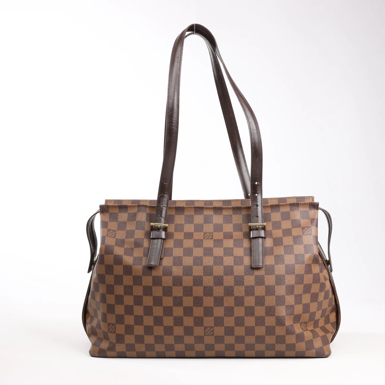 Louis Vuitton Louis Vuitton Chelsea Damier Ebene Shoulder Bag in Brown N51119 Bruin