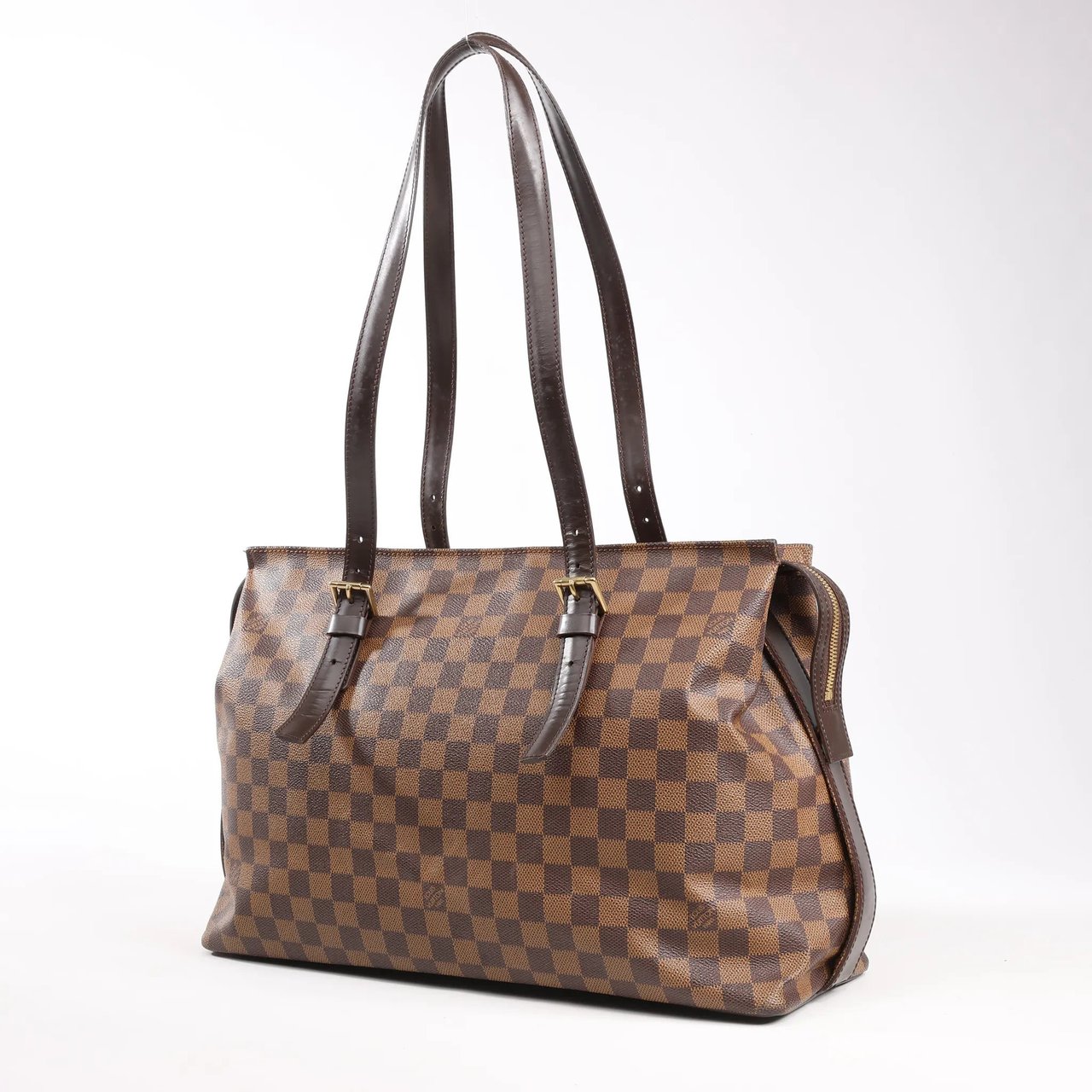 Louis Vuitton Louis Vuitton Chelsea Damier Ebene Shoulder Bag in Brown N51119 Bruin