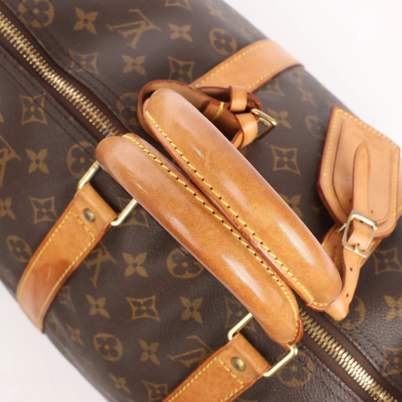 Louis Vuitton Louis Vuitton Keepall 45 Monogram Canvas Travel Bag in Brown M41428 Bruin