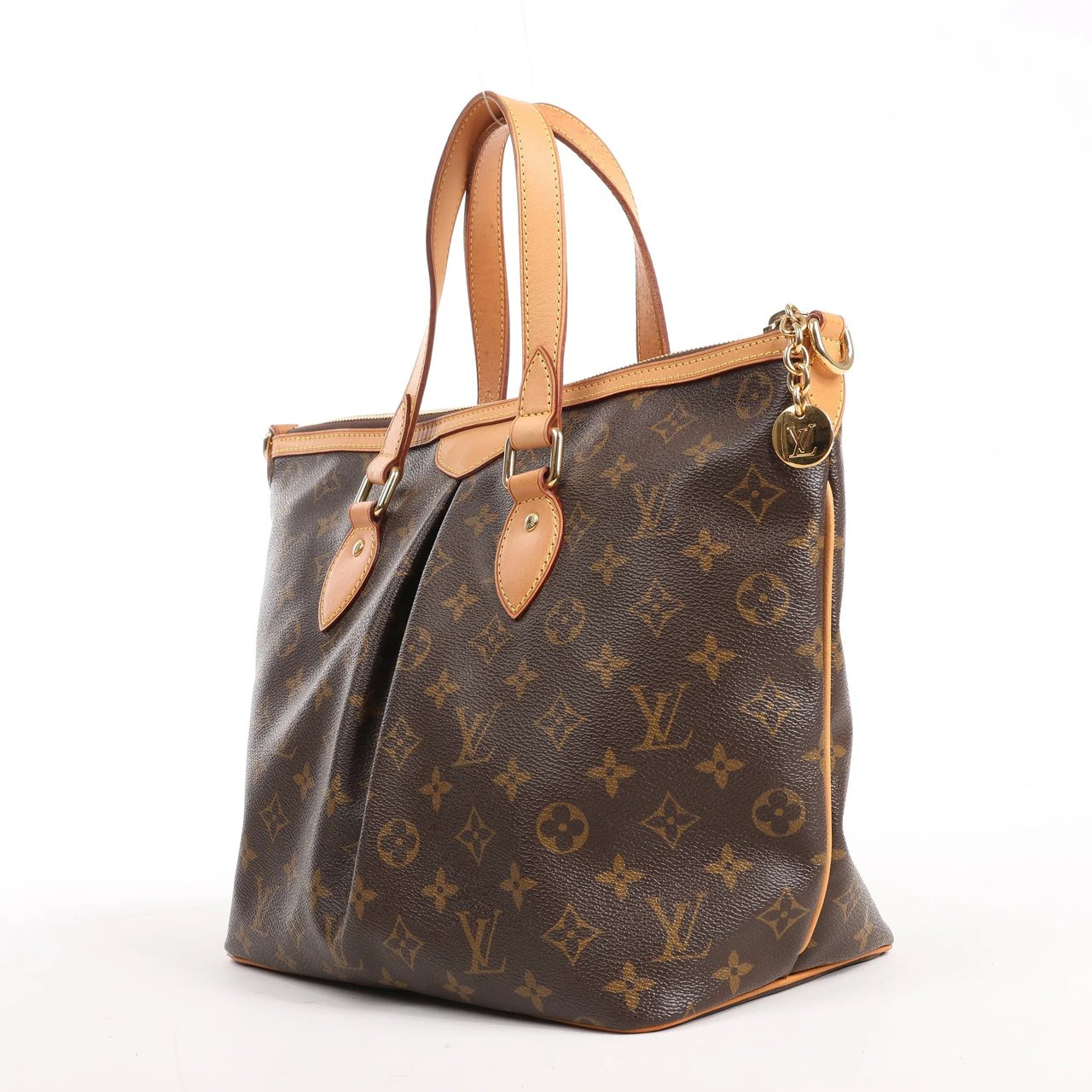 Louis Vuitton Louis Vuitton Palermo PM Monogram Handbag in Brown M40145 Bruin