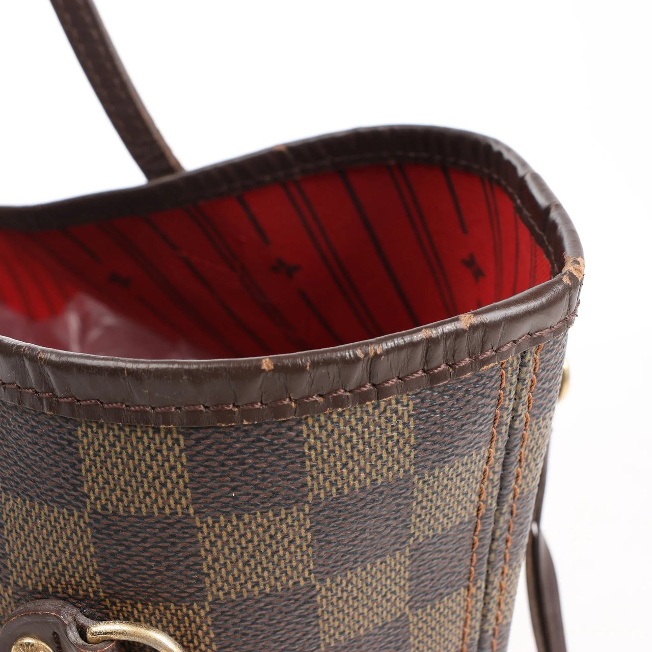 Louis Vuitton Louis Vuitton Neverfull MM Damier Ebene Shoulder Bag in Brown N51105 Bruin