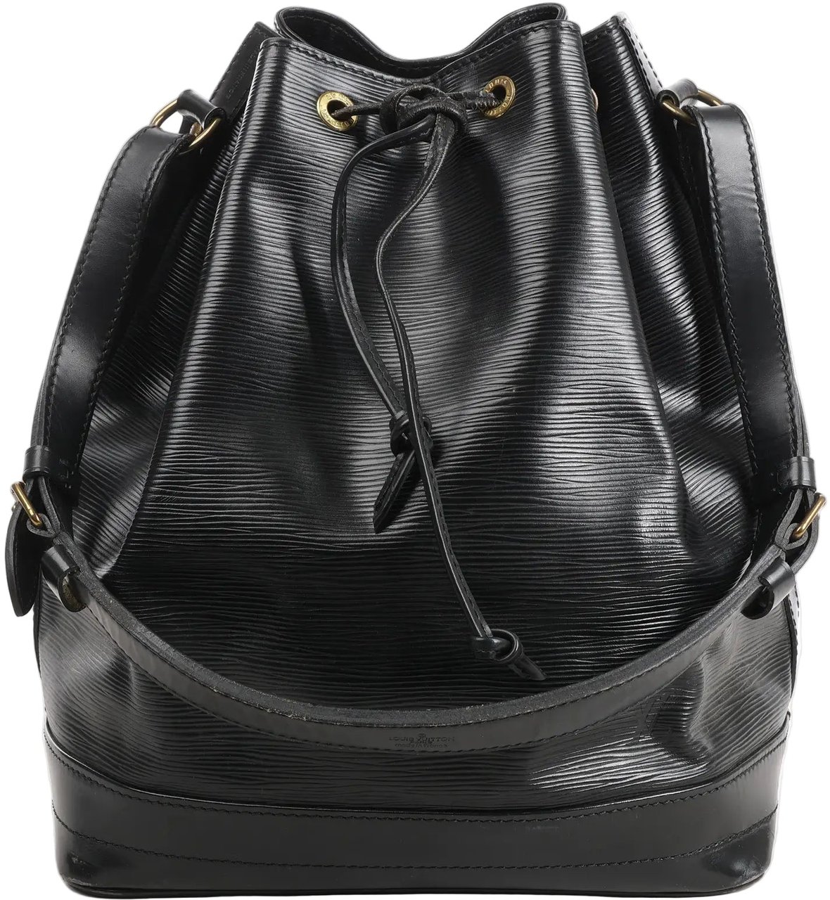 Louis Vuitton Louis Vuitton Noe Epi Leather Shoulder Bag in Black M59002 Zwart