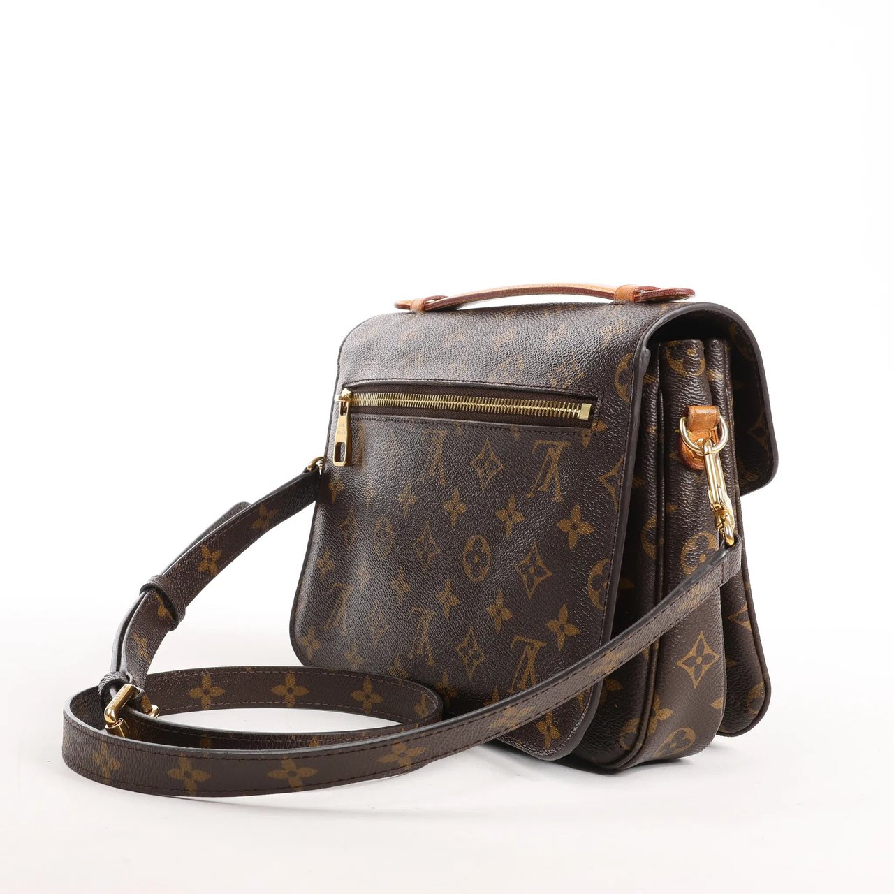 Louis Vuitton Louis Vuitton Pochette Metis MM Monogram Canvas Crossbody Bag in Brown M44875 Bruin