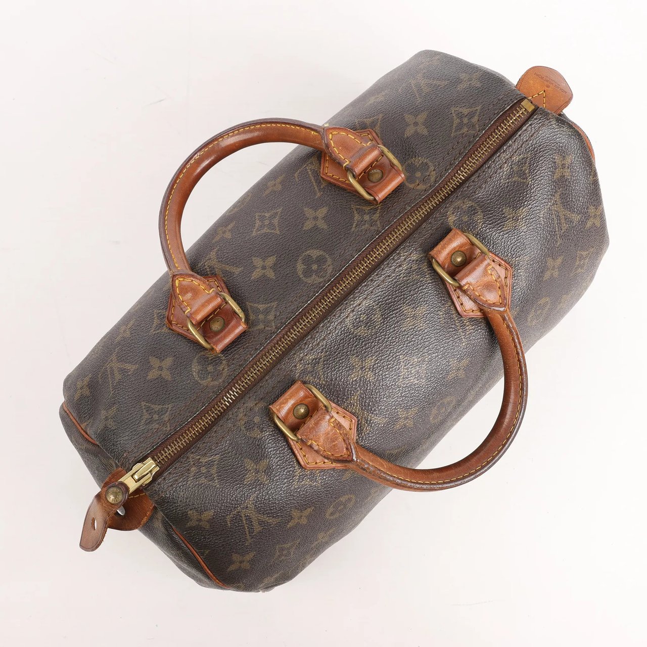 Louis Vuitton Louis Vuitton Speedy 30 Monogram Canvas Handbag in Brown Bruin