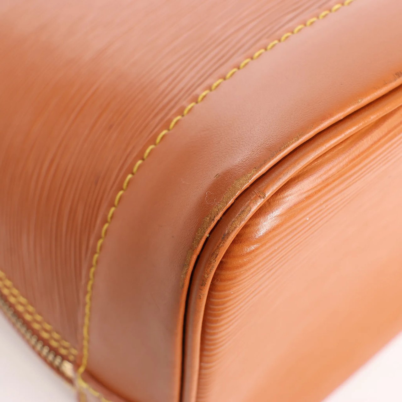 Louis Vuitton Louis Vuitton Alma PM Epi Leather Handbag in Brown Bruin