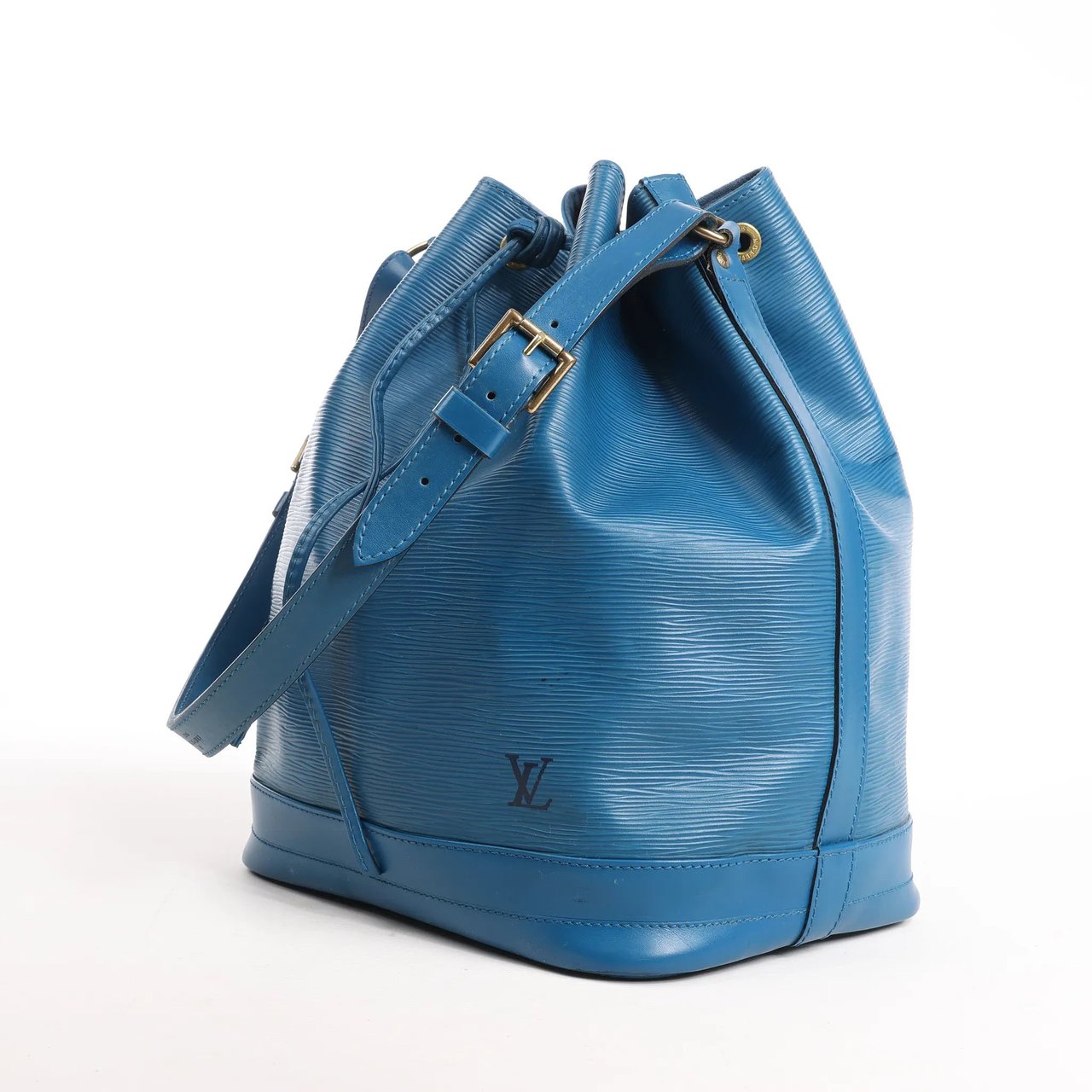 Louis Vuitton Louis Vuitton Noe Epi Leather Shoulder Bag in Blue Blauw