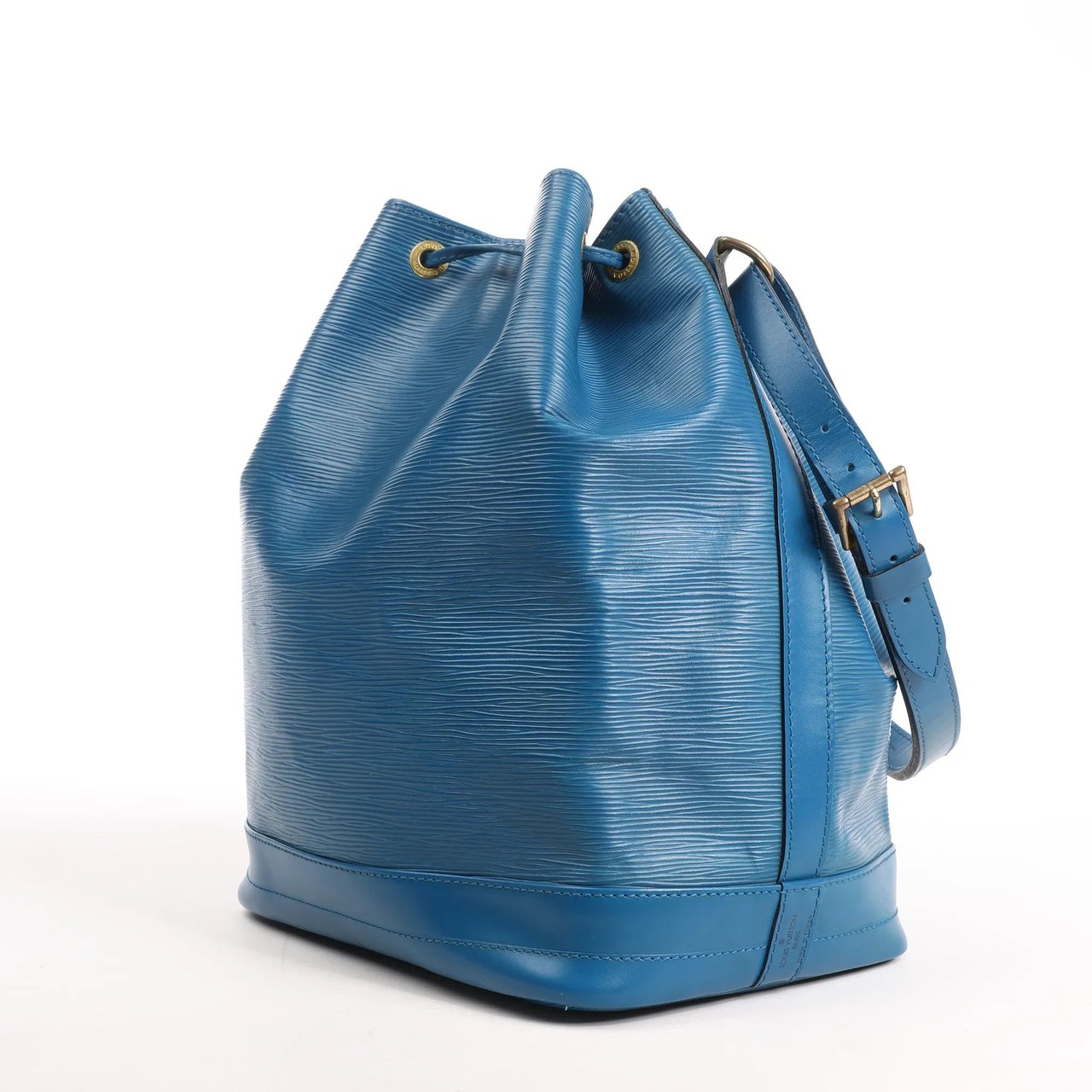 Louis Vuitton Louis Vuitton Noe Epi Leather Shoulder Bag in Blue Blauw