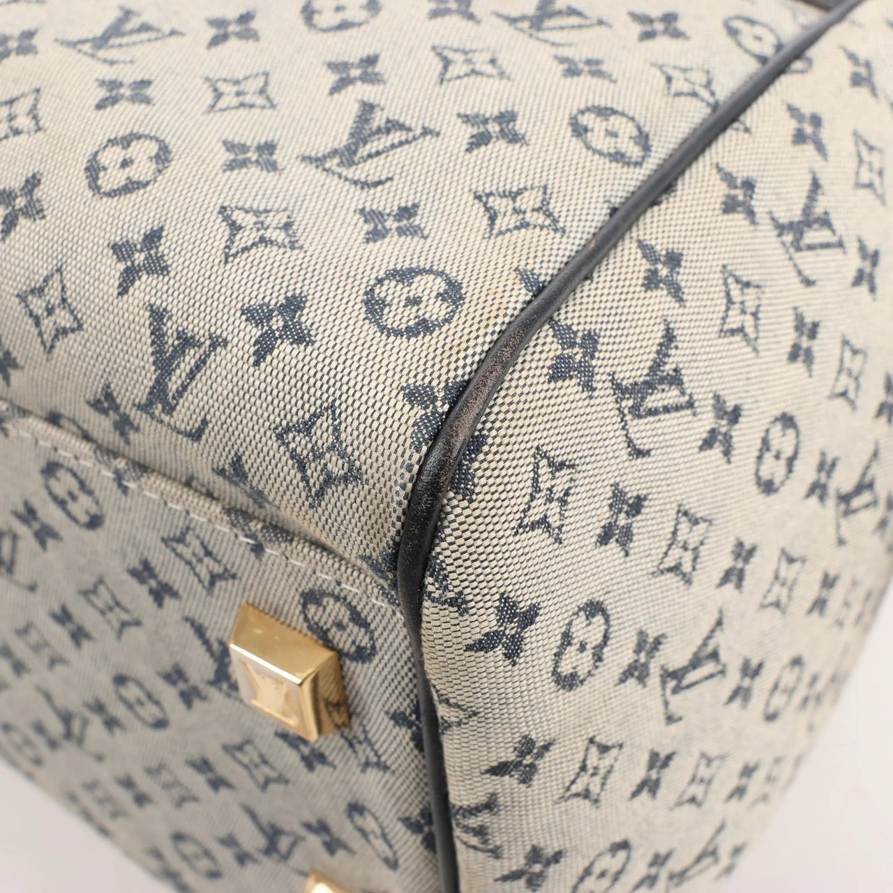 Louis Vuitton Louis Vuitton Josephine GM Monogram Mini Handbag in Beige x Navy Beige