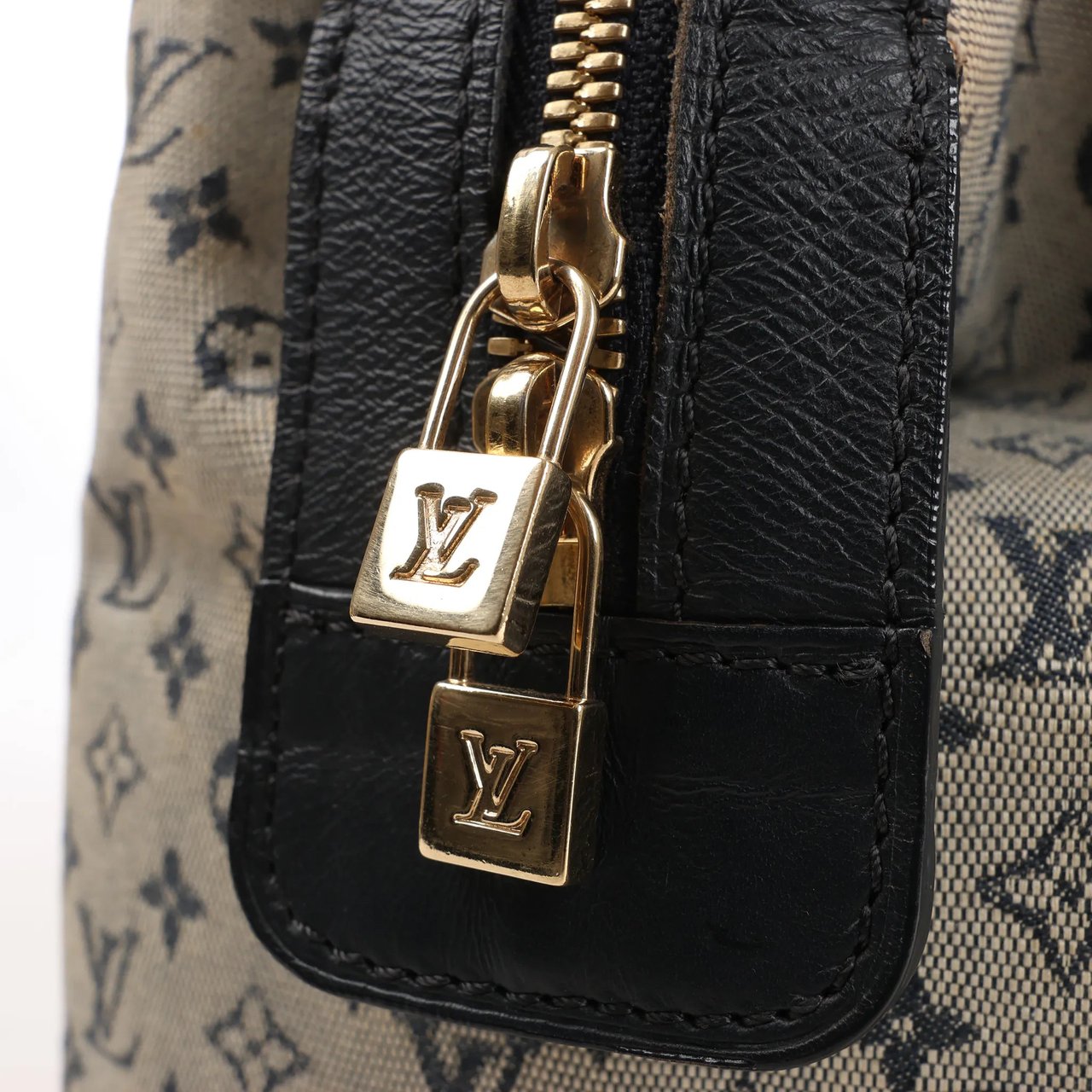 Louis Vuitton Louis Vuitton Josephine GM Monogram Mini Handbag in Beige x Navy Beige