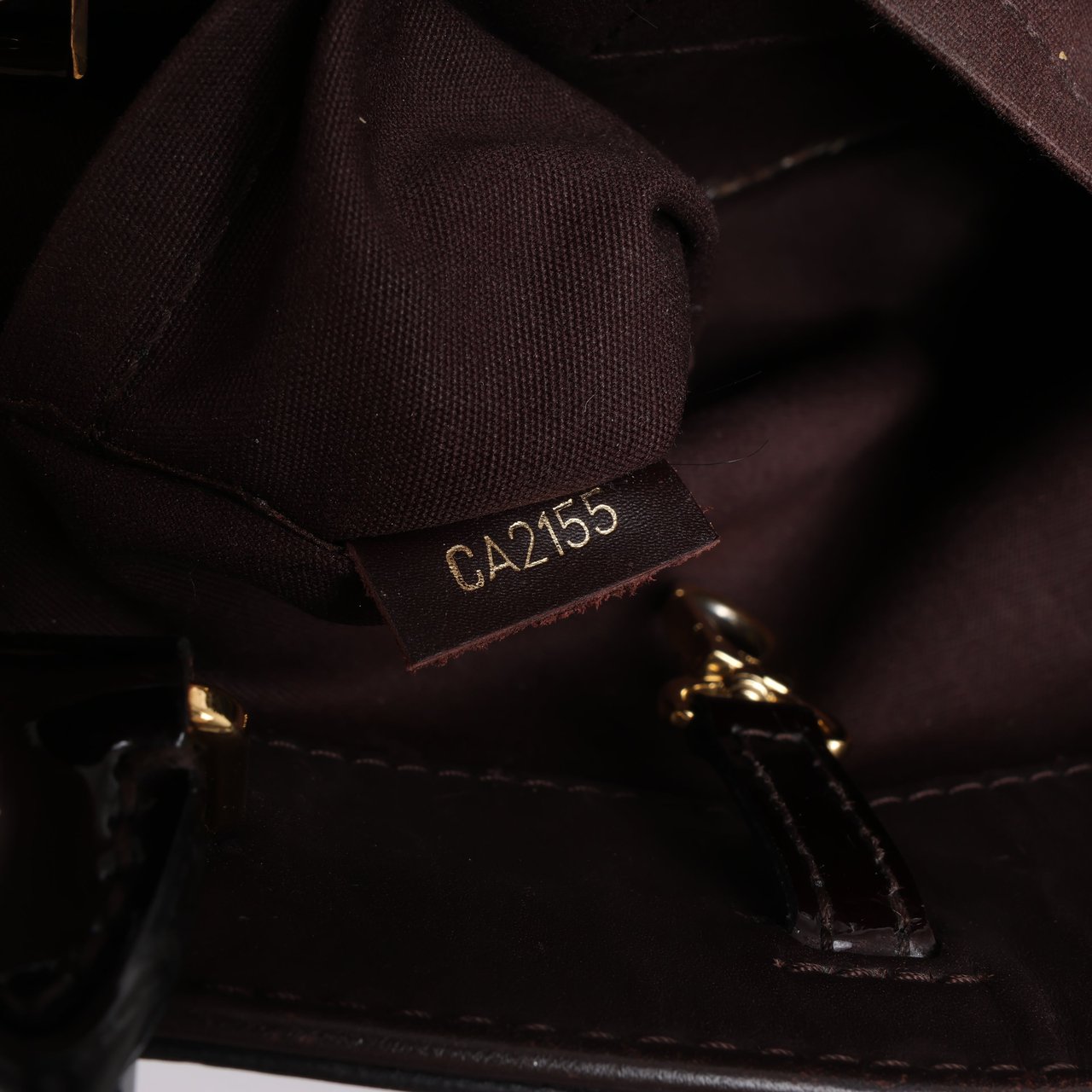 Louis Vuitton Louis Vuitton Vernis Montaigne BB 2Way Handbag in Amarante M50403 Maroon